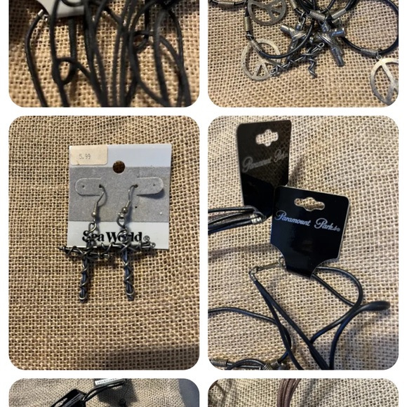 Lot of jewelry. Color by amber and misc necklaces and earrings. - Picture 4 of 6